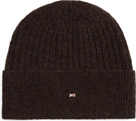 TOMMY HILFIGER TH CABLE ENAMEL FLAG BEANIE