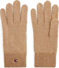 TOMMY HILFIGER TH FLAG FLUFFY KNIT GLOVES