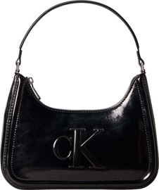 CK BOLD CK METALLIC SHOULDER BAG