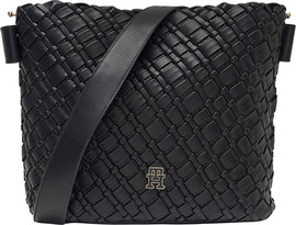 TOMMY HILFIGER TH BRAIDED SHOULDER BAG