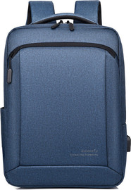 Camel Mountain תיק גב TrailTech Platinum למחשב 16 אינץ' עם יציאת USB מבית כאמל מאונטין - Navy Blue