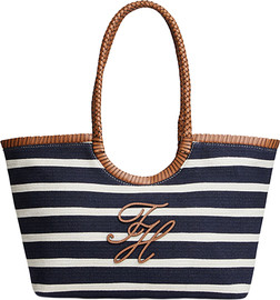 TOMMY HILFIGER תיק בד מבית TOMMY דגם TOM-AW0AW18400-0GY