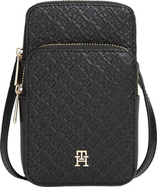 TOMMY HILFIGER תיק לנייד דמוי עור מבית TOMMY דגם TOM-AW0AW18601-BDS