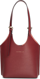 TOMMY HILFIGER תיק דמוי עור TOMMY דגם TOM-AW0AW18617-GNE