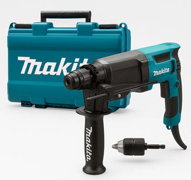 Makita מקדחת פטישון 3 מצבים עם צ'אק מהיר Makita HR2630X7