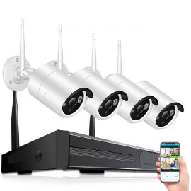 גרנדטק מערכת אבטחה אלחוטית DVR ו4 מצלמות אלחוטיות