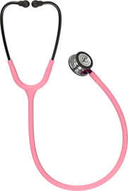 Littmann סטטוסקופ ליטמן 3 קלאסיק.דגם 5962. צבע ורוד פנינה גימור ראי צוואר סגול .ממברנה כפולה . יבוא רשמי לישראל