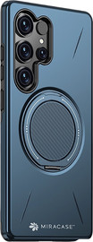 Miracase כיסוי לטלפון סלולרי Samsung Galaxy S25 Ultra MIRAMAG כחול