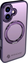 Miracase כיסוי לטלפון סלולרי iPhone 17 MIRARING סגול