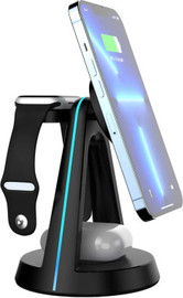 Miracase מטען MagSafe MWIQ560 RGB 3IN1 שחור Miracase