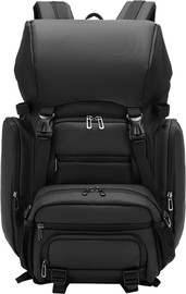 Camel Mountain תיק גב Quoltrax Turbo 35L למחשב 16 אינץ' עם יציאת USB מבית כאמל מאונטין - שחור