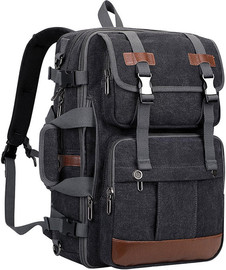 Camel Mountain תיק גב Quenlith Pro 35L למחשב 16 אינץ' מתרחב עם USB