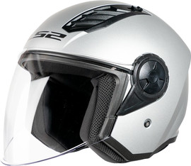 LS2 קסדה פתוחה 3/4 LS2 OF616 AIRFLOW II Matt Silver – כסוף מט