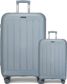 Camel Mountain Camel Mountain® Infinity Set Of Two 20 Inch and 32 Inch סט מזוודות - כחול קרח