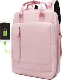 Camel Mountain תיק גב The Ocean Pro 35L למחשב 16 אינץ' עם יציאת USB מבית כאמל מאונטין - ורוד