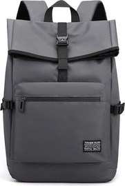Camel Mountain תיק גב Flex Rolltop למחשב 16 אינץ' עמיד במים מבית כאמל מאונטין - אפור