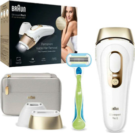 BRAUN מסיר שיער בלייזר לצמיתות Braun IPL5154 Silk-Expert Pro 5 בראון