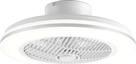 Semicom מאוורר תקרה 30W ADRIANO עם שלט -לבן דגם SM-323127-8/WH סמיקום semicom