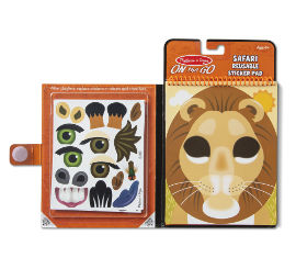 melissa and doug חוברת מדבקות - ספארי