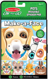 melissa and doug חוברת מדבקות חיות מחמד