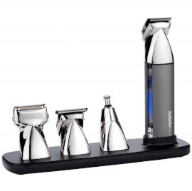 BabylissMen מכונת תספורת נטענת 5 ב-1 BabylissMen בייביליס גברים Super-X Metal 15-in-1 MT996E/ILE