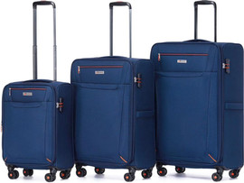 American Travel סט 3 מזוודות בד סופר קלות AMERICAN TRAVEL אמריקן טרוול