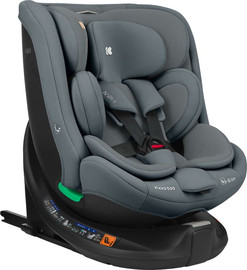 Kikkaboo כיסא בטיחות מגיל לידה I-VAN , מסתובב 360 בצבע אפור כהה