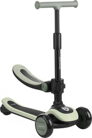 Kikkaboo קורקינט 2ב1 Treo מנטה עם תאורה לד