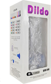 TOYBOX דילדו עם תאורת LED צבעונית Glow Lover