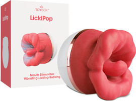 TOYBOX ויברטור חיצוני בצורת פה חושני Likipop