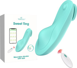 TOYBOX ויברטור מתלבש עם שליטה מרחוק Sweet Ting