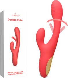 TOYBOX ויברטור ארנבון עם פונקציית Flapping יחודית Double Ride