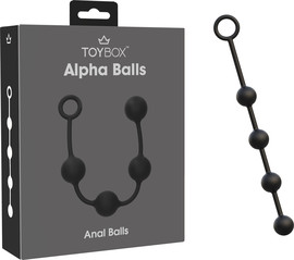 TOYBOX שרשרת כדורים אנאליים קטנים Alpha Balls