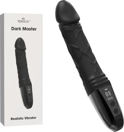TOYBOX ויברטור ריאליבטי שחור Dark Master