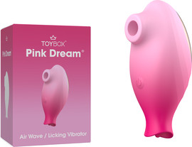 TOYBOX ויברטור יונק ומלקק Pink Dreams