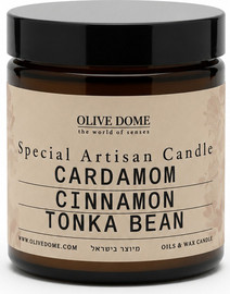 TOYBOX נר עיסוי בניחוח | Cardamom, Cinnamon & Tonka Bean