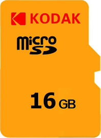 קודאק כרטיס זיכרון KODAK micro SD 16GB