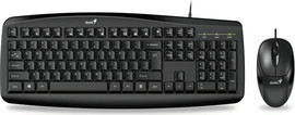 GENIUS סט חוטי Genius Smart KM-200 Keyboard and Mouse USB Black