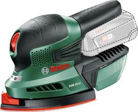 BOSCH מלטשת רוטטת נטענת Bosch 18V - גוף בלבד בוש PSM 18V LI - גוף בלבד