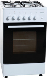 LENCO לבן LFS5050WS תנור בישול ואפיה משולב