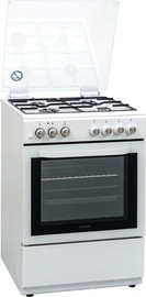 LENCO לבן LFS6077WS תנור בישול ואפיה משולב