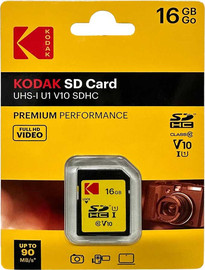 קודאק כרטיס זיכרון Kodak SD Card 16GB