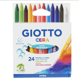 GIOTTO צבעי שעווה 24 גוונים GIOTTO