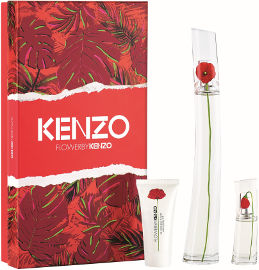 Kenzo FLOWER BY KENZO סט א.ד.פ + א.ד.פ + קרם גוף לאשה