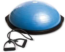 BOSU כדור יציבה ביתי מקורי עם רצועות התנגדות