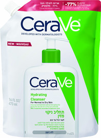 CERAVE אריזת מילוי ג'ל מקציף לניקוי העור רגיל-יבש