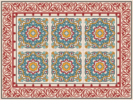 Tiva Design פלייסמט מבודד חום ברצלונה 33/43 סמ מבית TIVA DESIGN – אדום