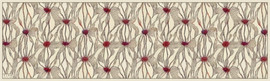 Tiva Design פלייסמט PVC מבודד חום בגודל 43/44 סמ בעיצוב חרציות מבית TIVA DESIGN