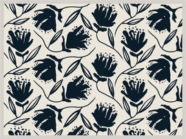 Tiva Design פלייסמט מבודד חום קטיפה שחורה 33/43 סמ מבית TIVA DESIGN