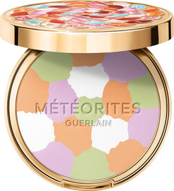 GUERLAIN METEORITES  פודרה קומפקט לקיבוע האיפור ולמראה מאט  - COOL ROSE
